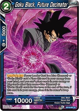 Image for Goku Black, Future Decimator (Rise of the Unison Warrior) (BT10-051) - Dragon Ball Super: Masters
