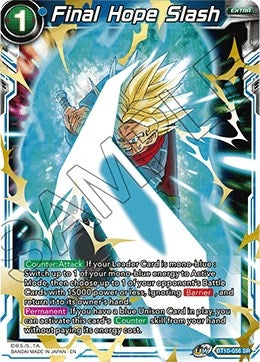 Image for Final Hope Slash (Rise of the Unison Warrior) (BT10-056) - Dragon Ball Super: Masters