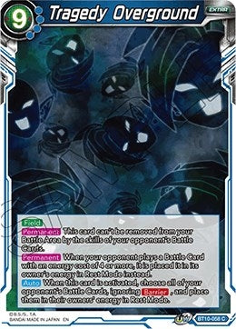 Image for Tragedy Overground (Rise of the Unison Warrior) (BT10-058) - Dragon Ball Super: Masters