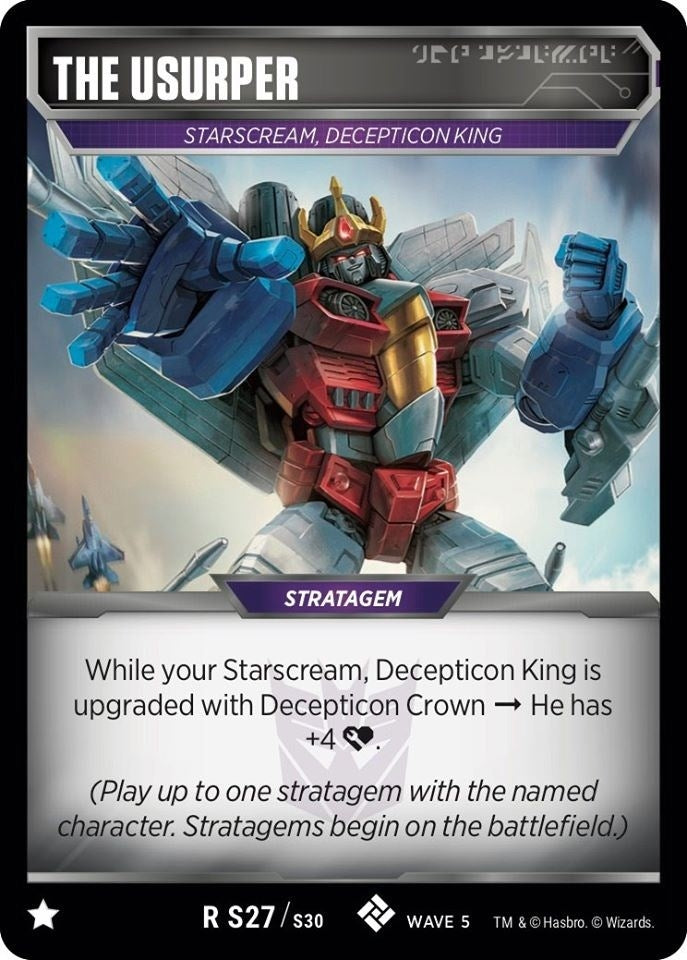 Image for The Usurper (Titan Masters Attack) (S27) - Transformers TCG