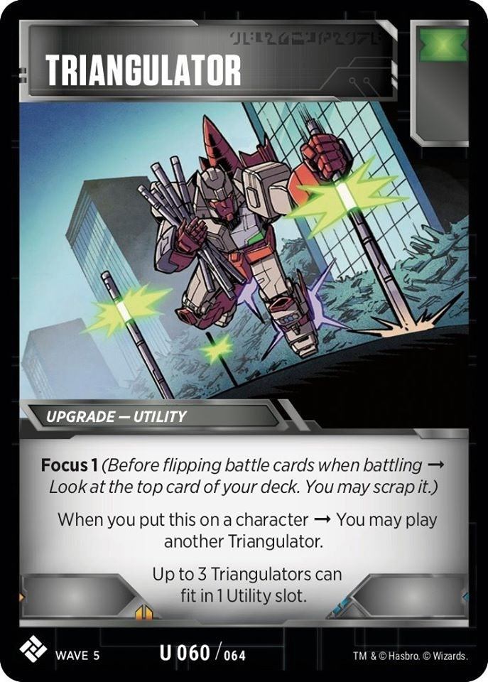 Image for Triangulator (Titan Masters Attack) (60) - Transformers TCG