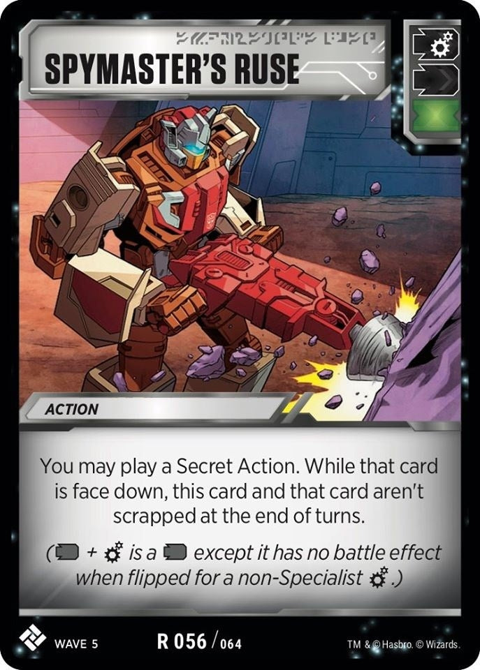 Image for Spymaster's Ruse (Titan Masters Attack) (56) - Transformers TCG