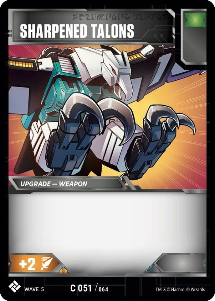 Image for Sharpened Talons (Titan Masters Attack) (51) - Transformers TCG