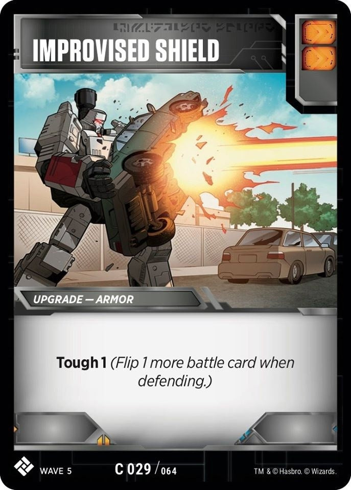 Image for Improvised Shield (Titan Masters Attack) (29) - Transformers TCG