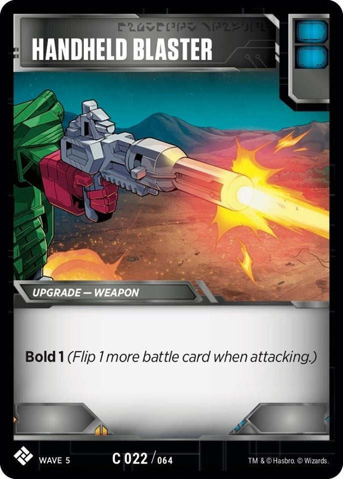 Image for Handheld Blaster (Titan Masters Attack) (22) - Transformers TCG