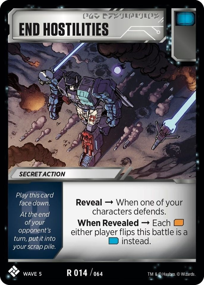 Image for End Hostilities (Titan Masters Attack) (14) - Transformers TCG