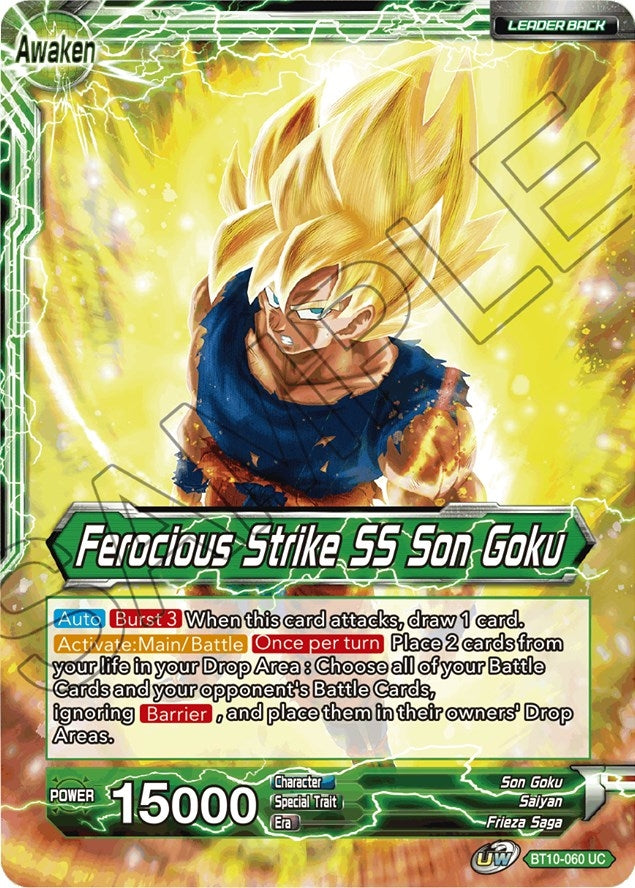 Image for Son Goku // Ferocious Strike SS Son Goku (Rise of the Unison Warrior) (BT10-060) - Dragon Ball Super: Masters