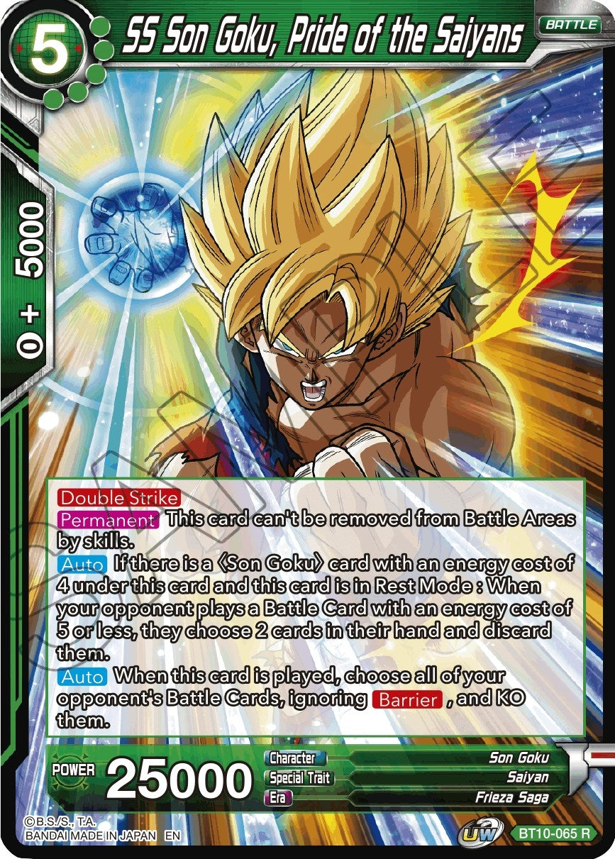 Image for SS Son Goku, Pride of the Saiyans (Rise of the Unison Warrior) (BT10-065) - Dragon Ball Super: Masters