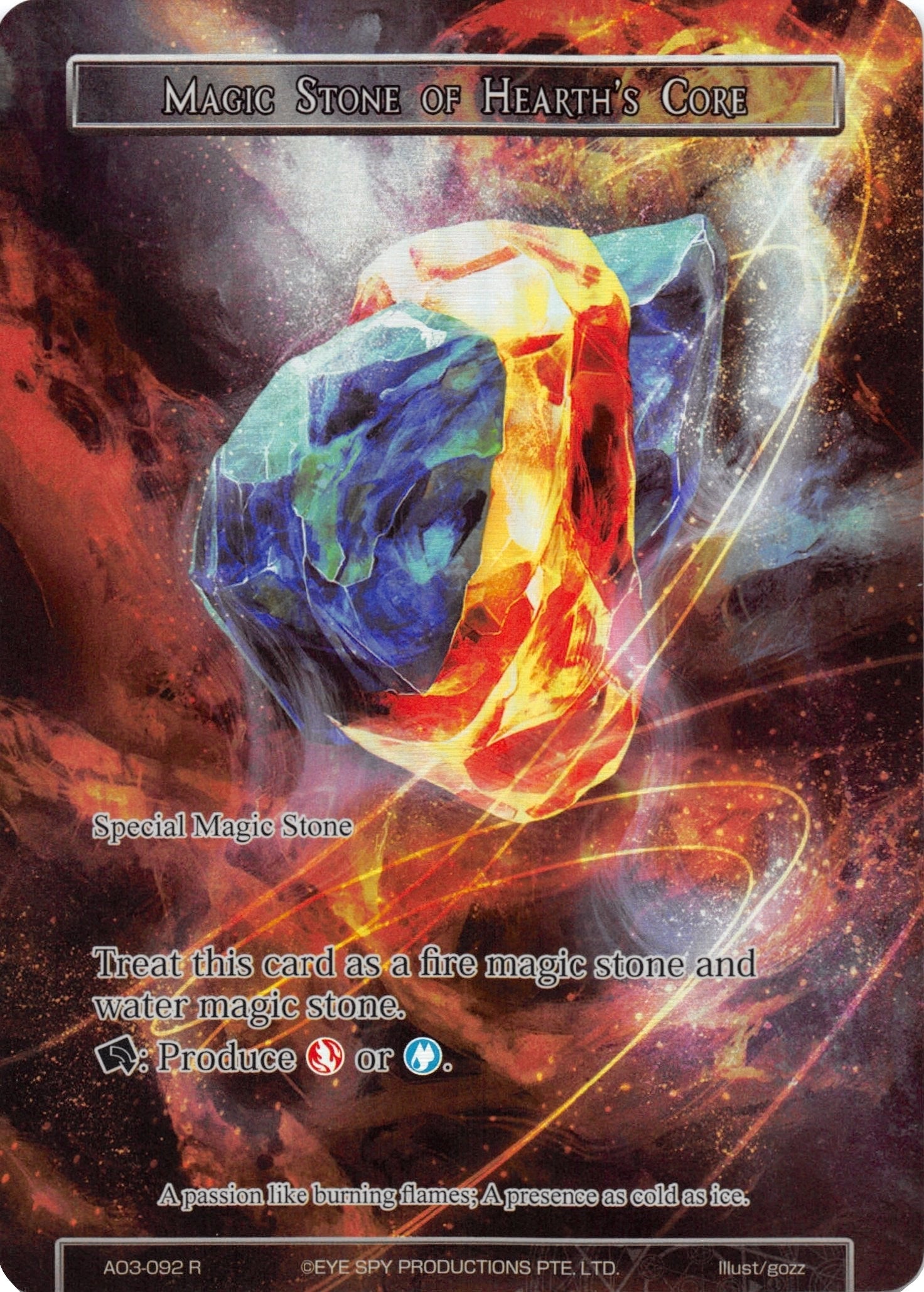 Image for Magic Stone of Hearth's Core (Full Art) (Alice Origin III) (AO3-092) - Force of Will