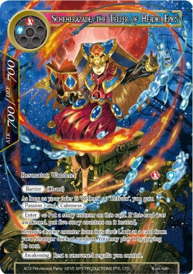 Image for Scheherazade, the Teller of Heroic Epics (Promo Cards) (AO3 Pre-release Party) - Force of Will
