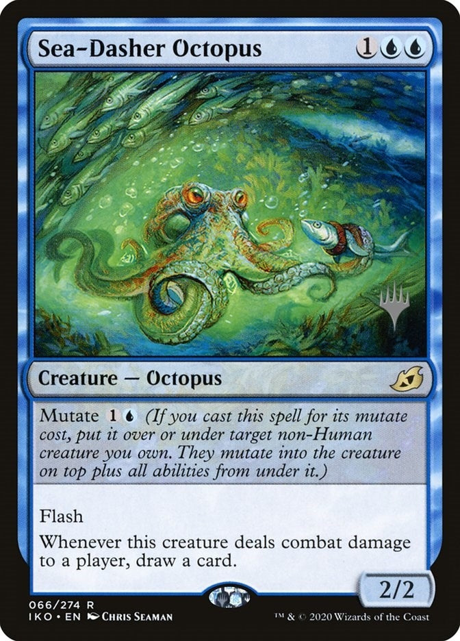 Image for Sea-Dasher Octopus (Promo Pack: Ikoria) (66) - Magic: The Gathering