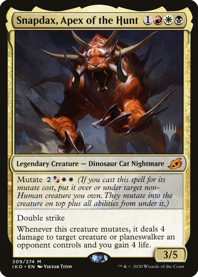 Image for Snapdax, Apex of the Hunt (Promo Pack: Ikoria) (209) - Magic: The Gathering