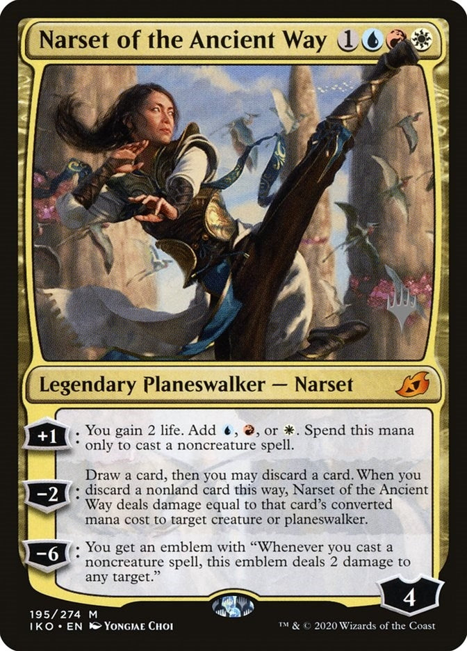 Image for Narset of the Ancient Way (Promo Pack: Ikoria) (195) - Magic: The Gathering