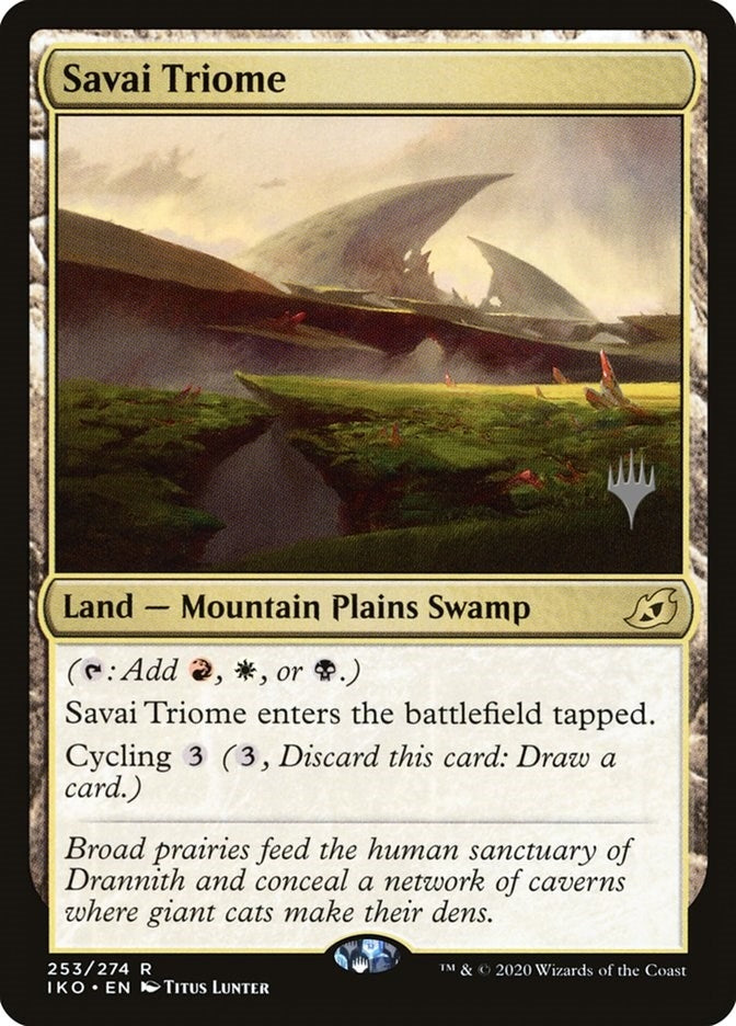 Image for Savai Triome (Promo Pack: Ikoria) (253) - Magic: The Gathering