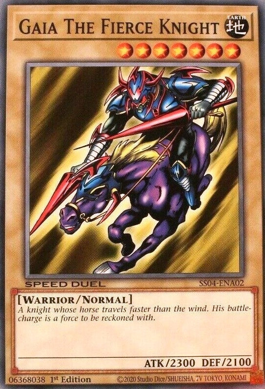 Image for Gaia The Fierce Knight (Speed Duel Decks: Match of the Millennium) (SS04-ENA02) - YuGiOh