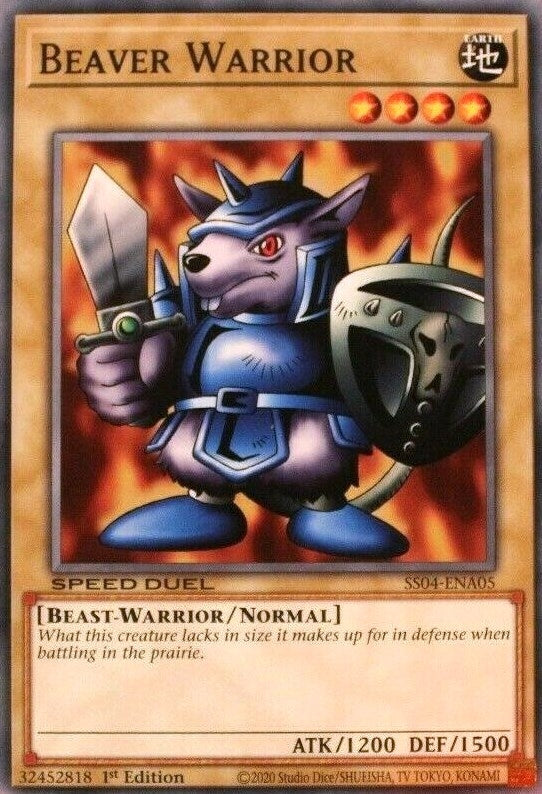 Image for Beaver Warrior (Speed Duel Decks: Match of the Millennium) (SS04-ENA05) - YuGiOh