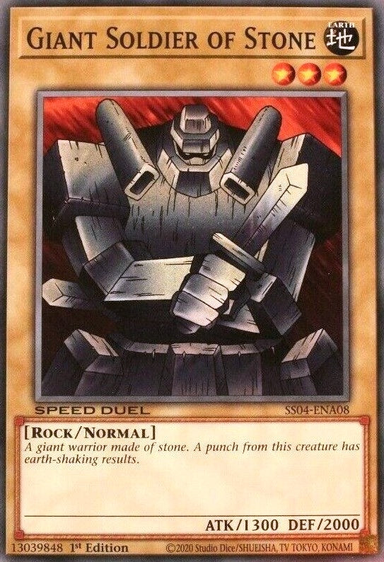 Image for Giant Soldier of Stone (Speed Duel Decks: Match of the Millennium) (SS04-ENA08) - YuGiOh