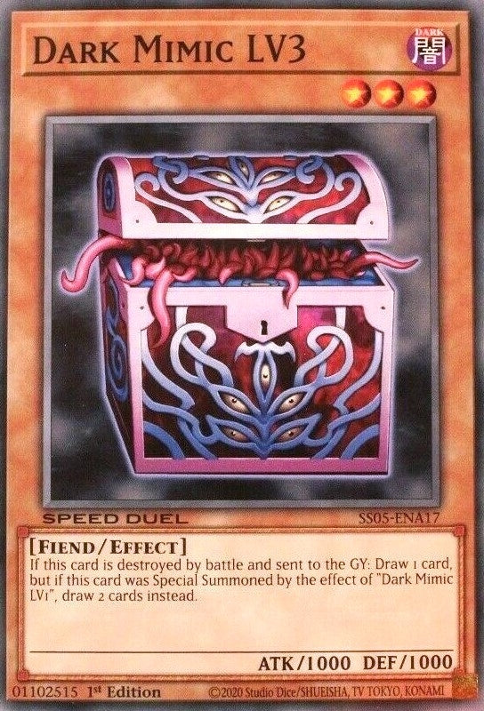 Image for Dark Mimic LV3 (Speed Duel Decks: Twisted Nightmares) (SS05-ENA17) - YuGiOh