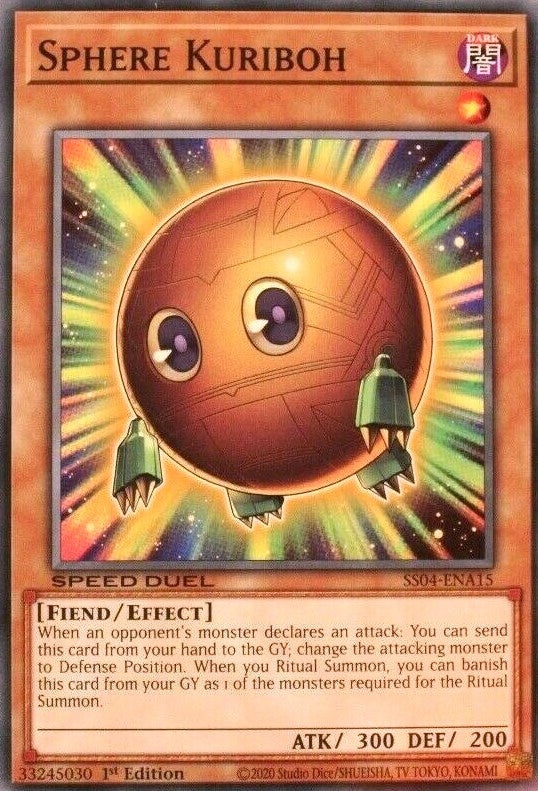 Image for Sphere Kuriboh (Speed Duel Decks: Match of the Millennium) (SS04-ENA15) - YuGiOh