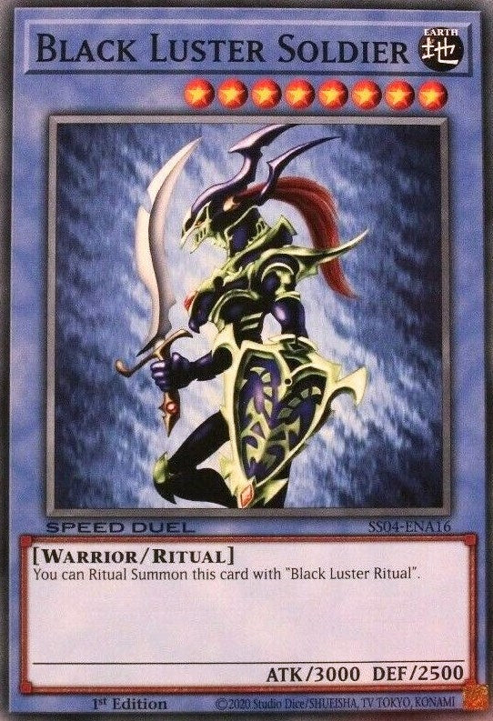Image for Black Luster Soldier (Speed Duel Decks: Match of the Millennium) (SS04-ENA16) - YuGiOh