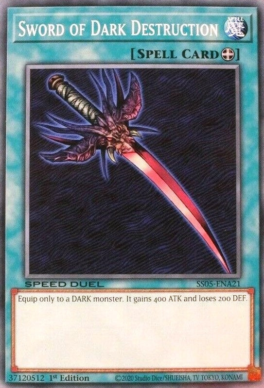 Image for Sword of Dark Destruction (Speed Duel Decks: Twisted Nightmares) (SS05-ENA21) - YuGiOh
