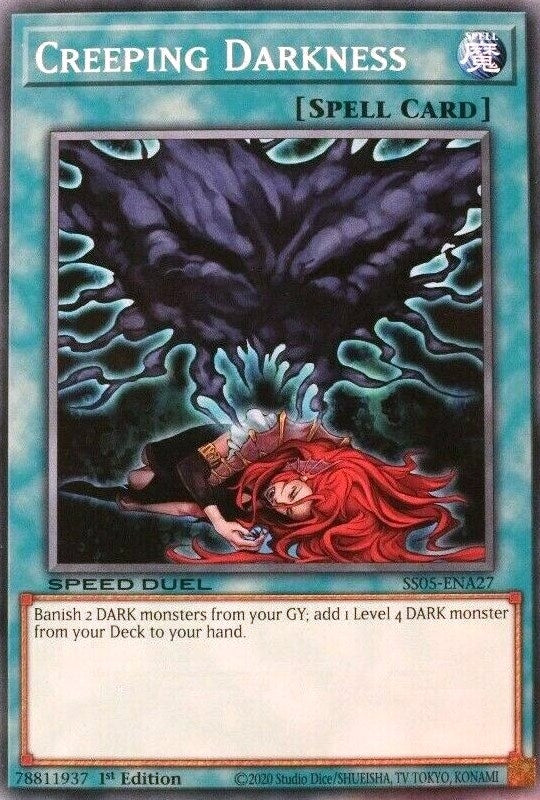 Image for Creeping Darkness (Speed Duel Decks: Twisted Nightmares) (SS05-ENA27) - YuGiOh