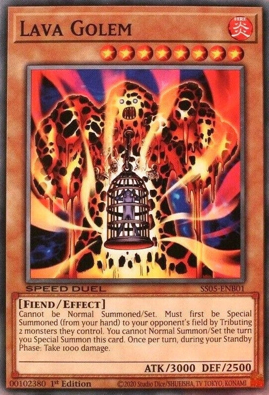 Image for Lava Golem (Speed Duel Decks: Twisted Nightmares) (SS05-ENB01) - YuGiOh
