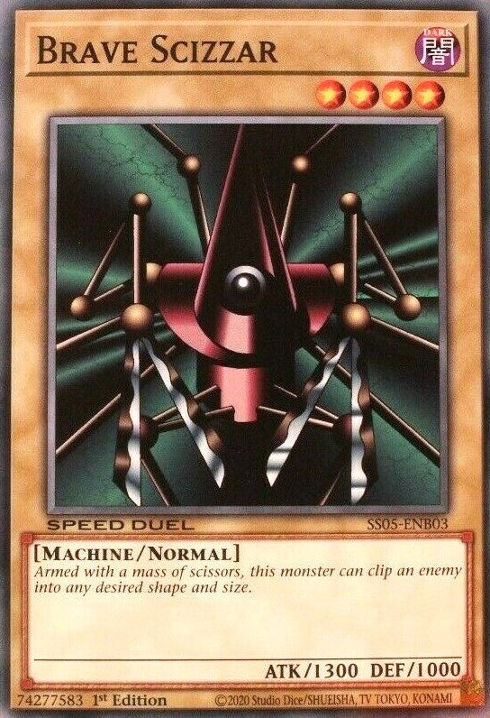 Image for Brave Scizzar (Speed Duel Decks: Twisted Nightmares) (SS05-ENB03) - YuGiOh