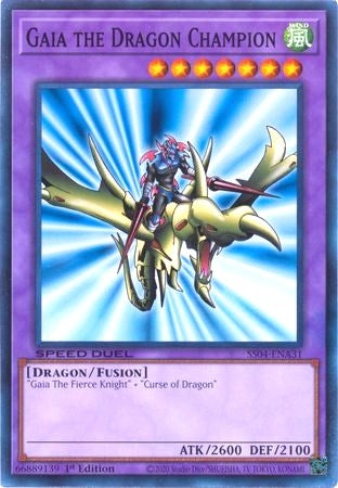 Image for Gaia the Dragon Champion (Speed Duel Decks: Match of the Millennium) (SS04-ENA31) - YuGiOh