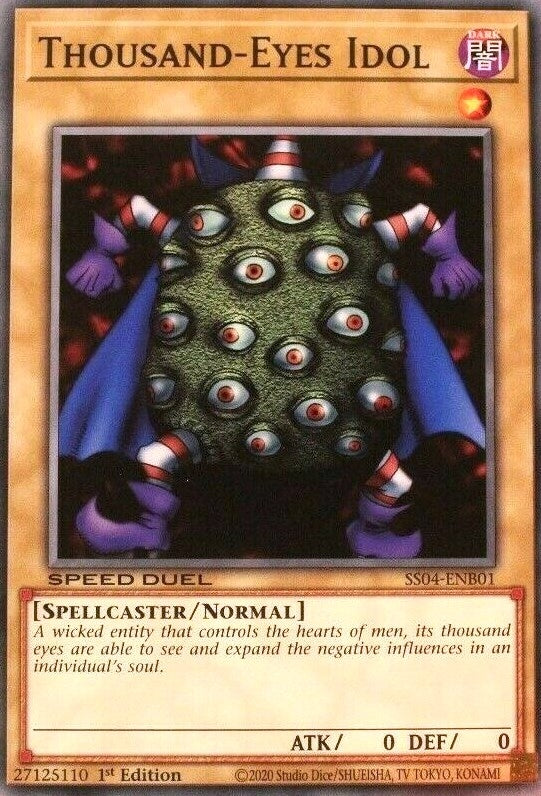 Image for Thousand-Eyes Idol (Speed Duel Decks: Match of the Millennium) (SS04-ENB01) - YuGiOh