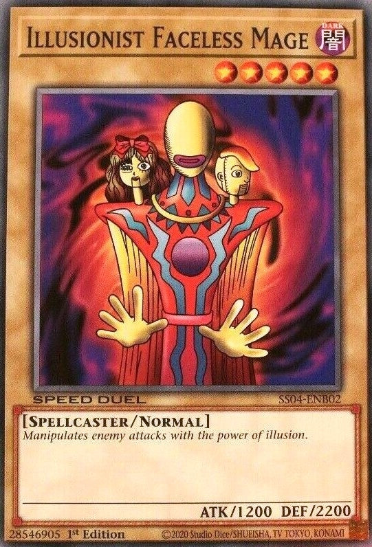 Image for Illusionist Faceless Mage (Speed Duel Decks: Match of the Millennium) (SS04-ENB02) - YuGiOh