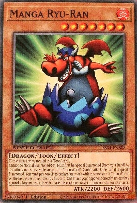 Image for Manga Ryu-Ran (Speed Duel Decks: Match of the Millennium) (SS04-ENB05) - YuGiOh