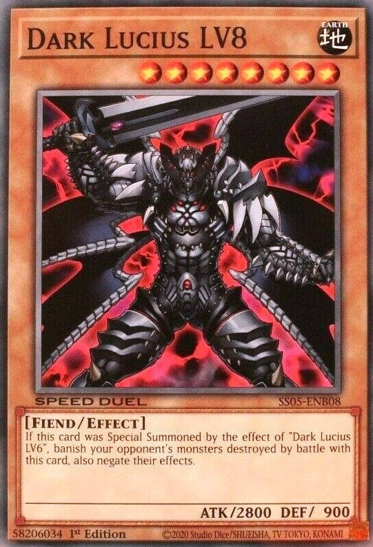 Image for Dark Lucius LV8 (Speed Duel Decks: Twisted Nightmares) (SS05-ENB08) - YuGiOh