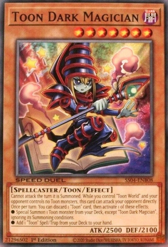 Image for Toon Dark Magician (Speed Duel Decks: Match of the Millennium) (SS04-ENB08) - YuGiOh