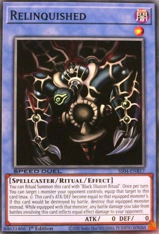 Image for Relinquished (Speed Duel Decks: Match of the Millennium) (SS04-ENB17) - YuGiOh