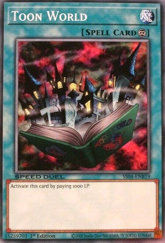 Image for Toon World (Speed Duel Decks: Match of the Millennium) (SS04-ENB19) - YuGiOh