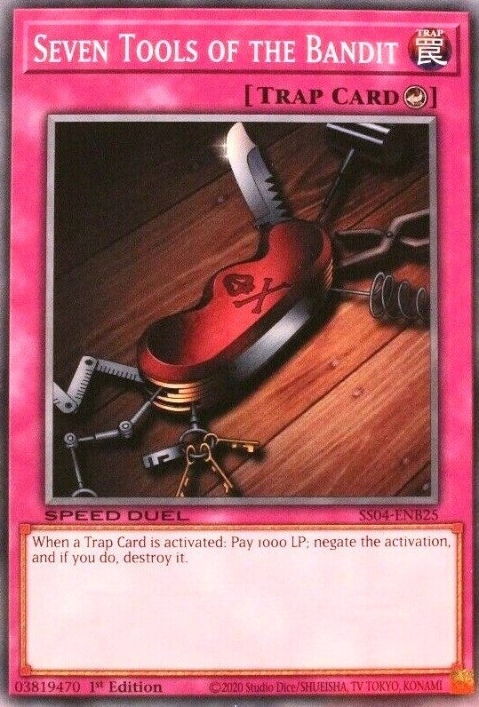 Image for Seven Tools of the Bandit (Speed Duel Decks: Match of the Millennium) (SS04-ENB25) - YuGiOh