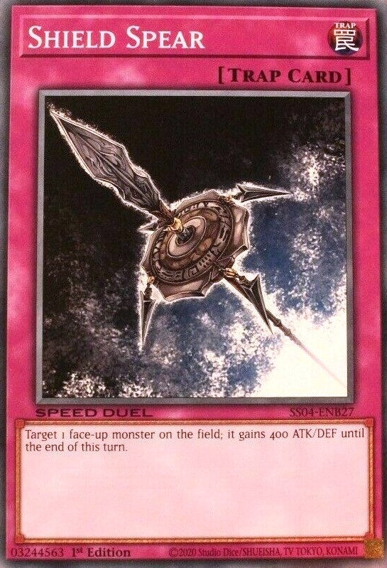 Image for Shield Spear (Speed Duel Decks: Match of the Millennium) (SS04-ENB27) - YuGiOh
