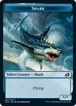 Image for Shark // Human Soldier (003) Double-Sided Token (Ikoria: Lair of Behemoths) (7 // 3) - Magic: The Gathering