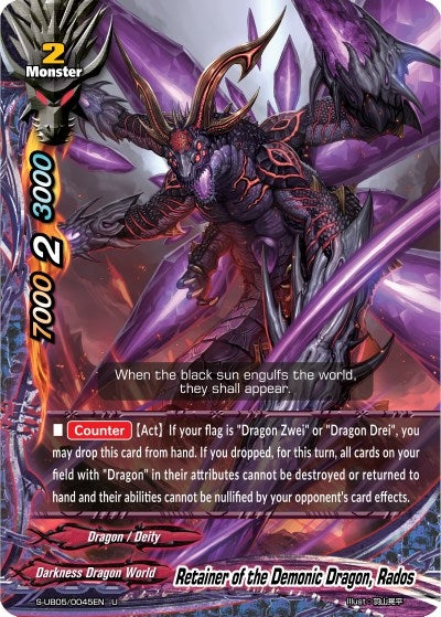 Image for Retainer of the Demonic Dragon, Rados (Buddy Again Vol.2 ~Super Buddy War EX~) (S-UB05/0045EN) - Future Card BuddyFight