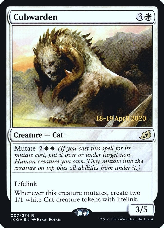 Image for Cubwarden (Prerelease Cards) (7) - Magic: The Gathering