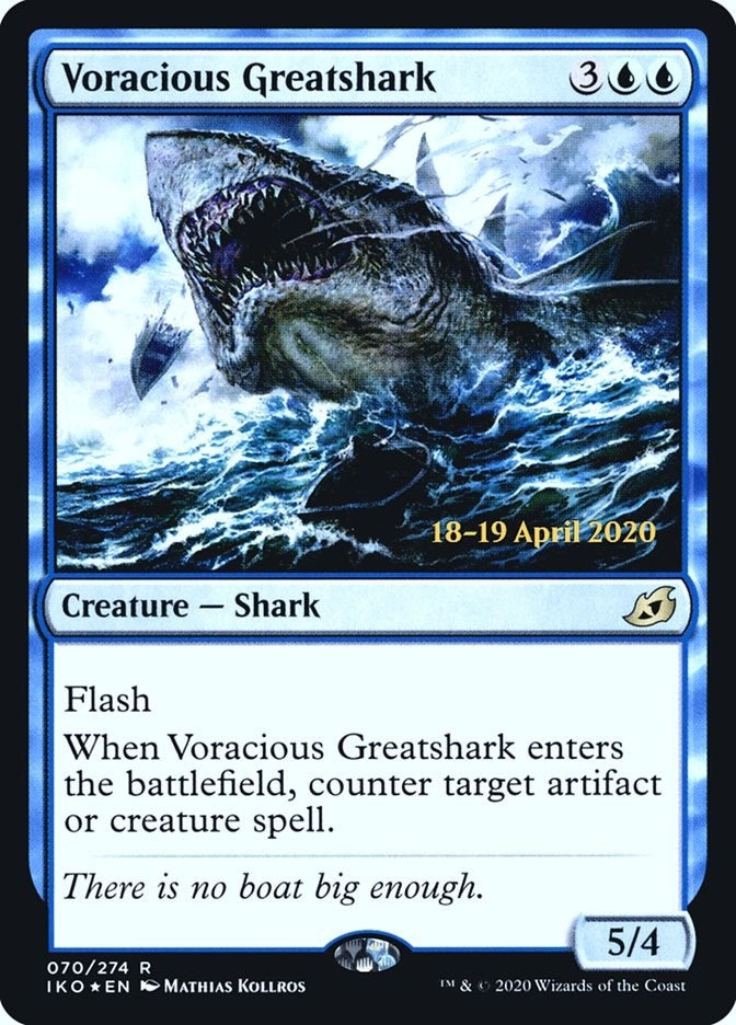 Image for Voracious Greatshark (Prerelease Cards) (70) - Magic: The Gathering