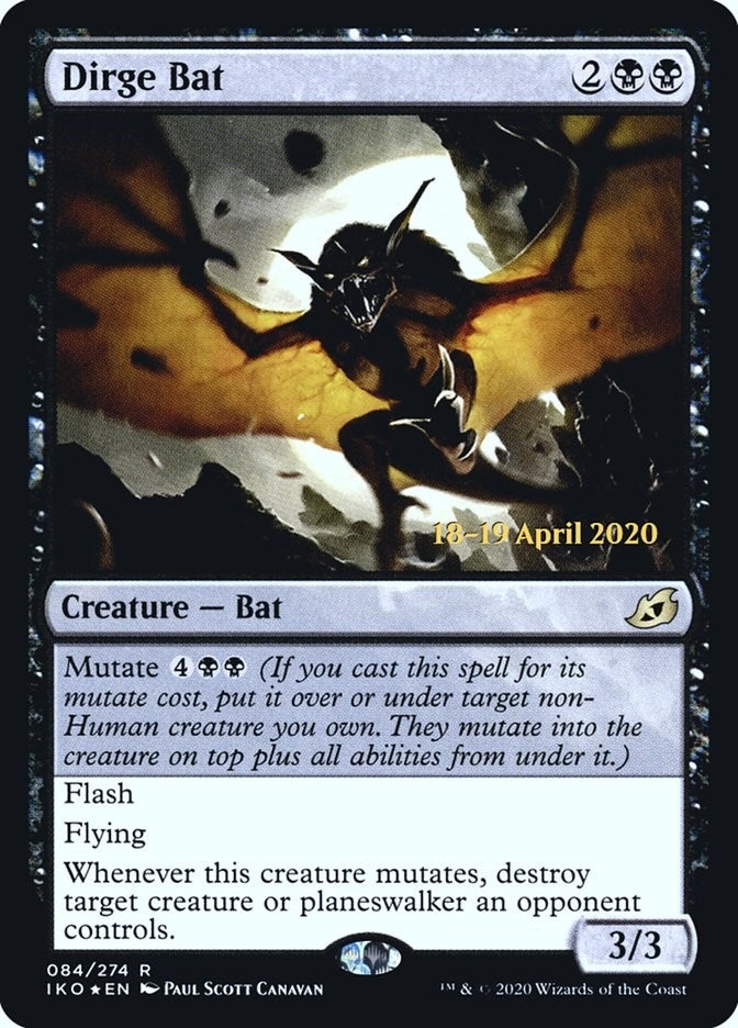Image for Dirge Bat (Prerelease Cards) (84) - Magic: The Gathering