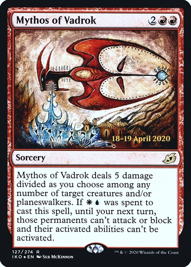 Image for Mythos of Vadrok (Prerelease Cards) (127) - Magic: The Gathering