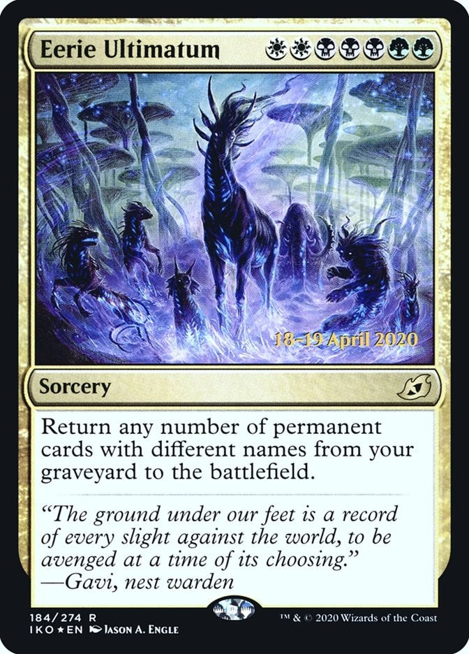 Image for Eerie Ultimatum (Prerelease Cards) (184) - Magic: The Gathering