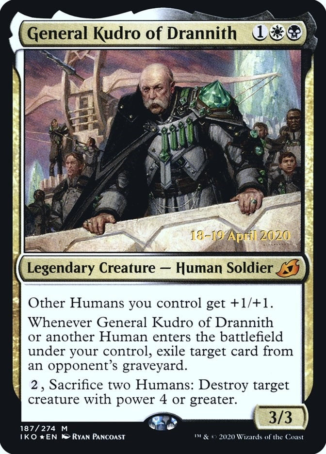Image for General Kudro of Drannith (Prerelease Cards) (187) - Magic: The Gathering
