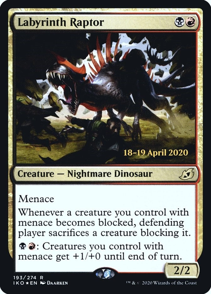 Image for Labyrinth Raptor (Prerelease Cards) (193) - Magic: The Gathering