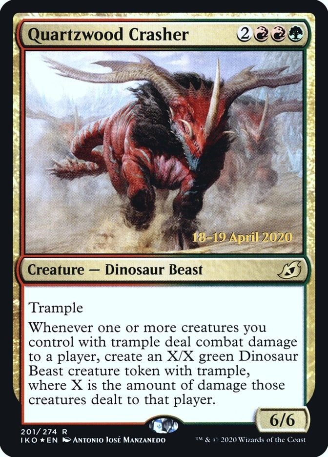 Image for Quartzwood Crasher (Prerelease Cards) (201) - Magic: The Gathering