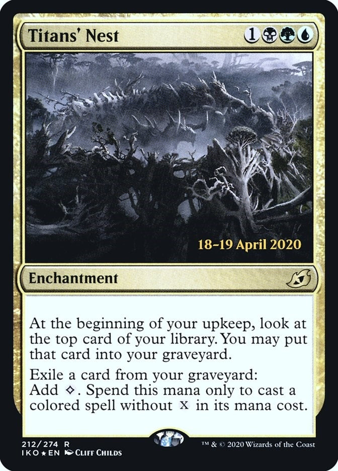 Image for Titans' Nest (Prerelease Cards) (212) - Magic: The Gathering