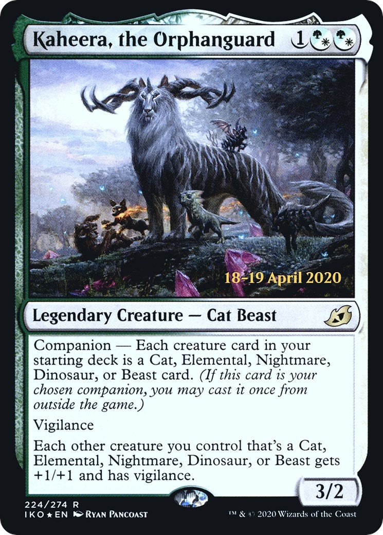 Image for Kaheera, the Orphanguard (Prerelease Cards) (224) - Magic: The Gathering
